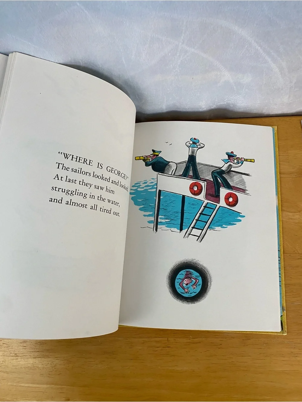 Vintage 1969 Curious George By H.A. Rey, Hard Cover Childrens Book